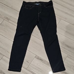 Michael Kors Black Jeans with Gold Stitching